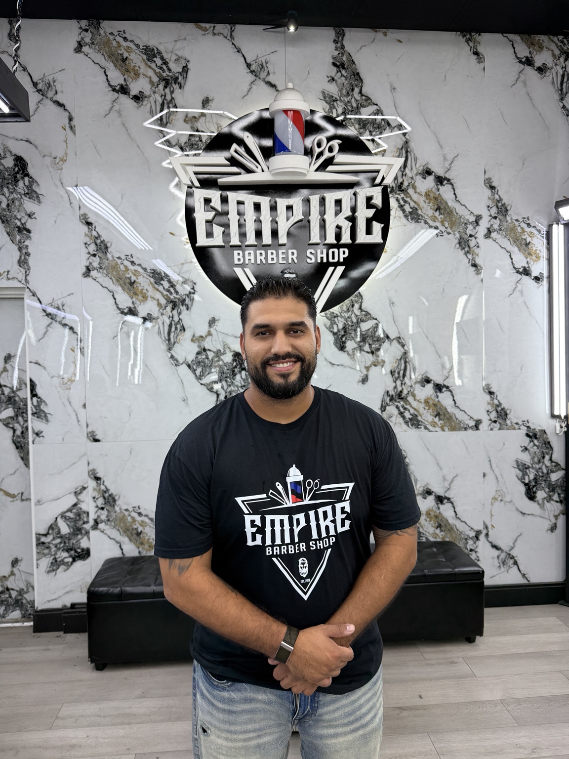 Lu Master Barber at Empire Barbers