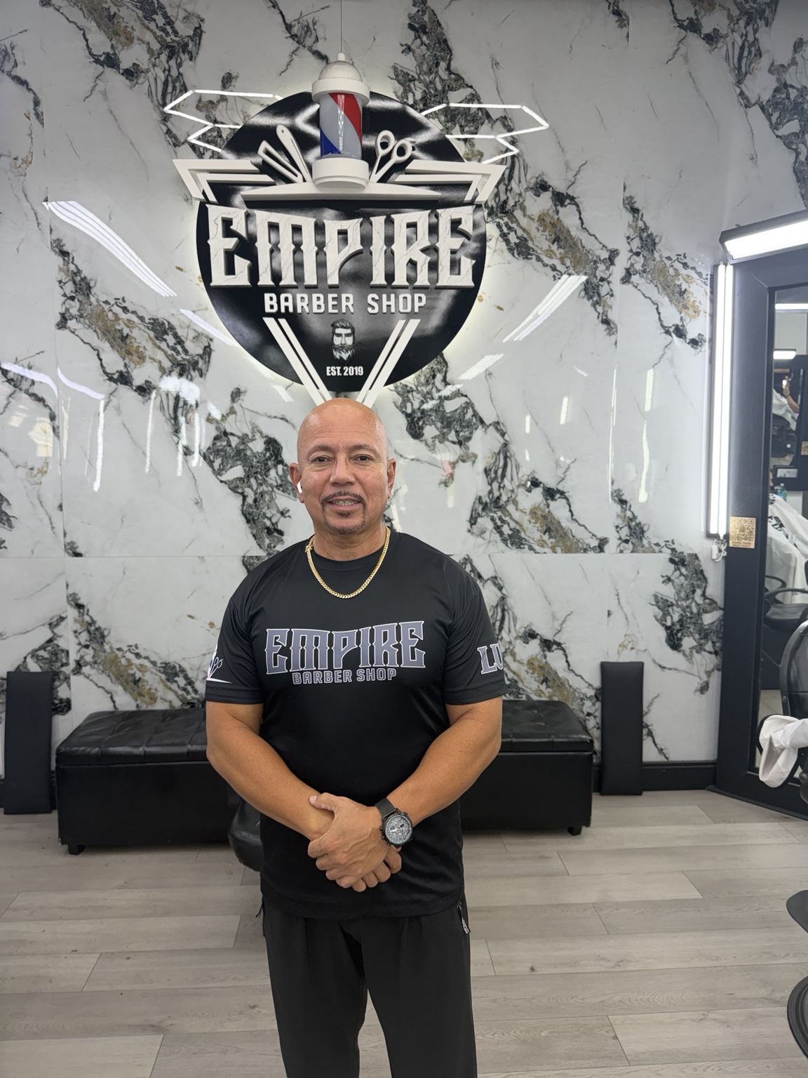 Luis Gonzalez at Empire Barbers